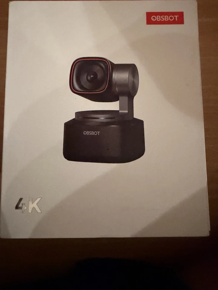 OBSBOT Tiny 2 4K AI-Powered PTZ Webcam
