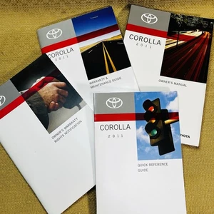 2011 Toyota Corolla Owner Manual Warranty Maintenance Guide Reference OEM + case - Picture 1 of 6