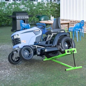 Elevador de gato para cortacésped pesado 800 lb capacidad manivela ATV giro cero tractor de equitación - Imagen 1 de 9