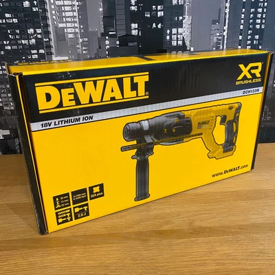 DeWALT Cordless Rotary Hammer Drill 18V Brushless SDS+ DCH133N (Body Only) - Image 1 of 4