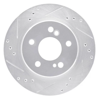For Mercedes-Benz C36 AMG 95 Brake Rotor eLINE Drilled & Slotted 1-Piece Rear - Imagem 1 de 4