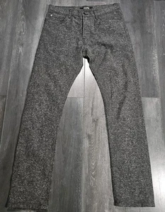 Baldwin The Henley Jeans Men 34x34 Gray Classic Slim Stretch Preppy City Travel - Picture 1 of 13