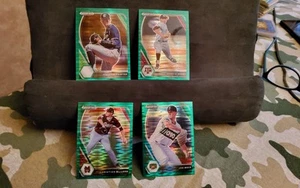 2021 prizm draft picks baseball Green Pulsar Prizm 4 Cards Lot - Bild 1 von 6