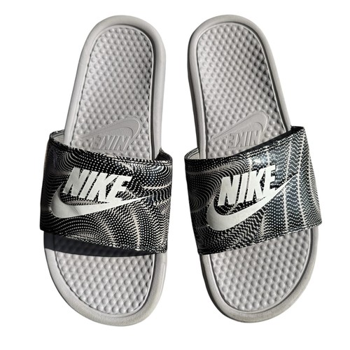 NIKE Sandali sportivi donna Benassi stampa JDI 618919 018 slide taglia 10