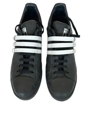 Adidas Raf Simons Negro con Correas Cuero Stan Smith Hombres EE. UU. 12  Foto 1 de 4
