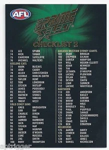 2013 Prime Select (2) CHECKLIST 2 - Picture 1 of 1