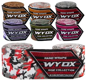 WYOX Boxing Hand Wraps 180" Boxing Bandages Fist Inner Gloves Muay Thai MMA GYM - Picture 1 of 77