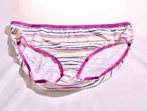 Cacique multi-color stripes cotton hipster panty size 22/24 - Picture 1 of 3