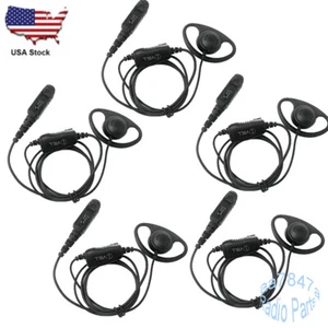 5X D Style Mic Earpiece Earphone ForXPR3300 XPR3500 XPR3500e DP2400 DP2600 Radio - Picture 1 of 5