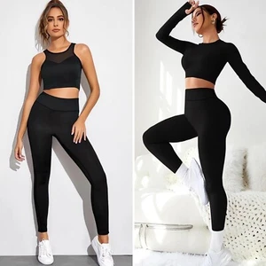 9 Color Yoga Leggings Back Pocket for Women High Waist Soft Workout Yoga Pants - Picture 1 of 60