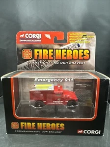 CORGI SHOWCASE FIRE HEROES CS90236 HMMWV FIRE PUMPER LA FIRE DEPT. - Picture 1 of 12