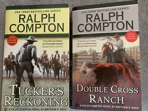 Tucker's Reckoning,Double Cross Ranch,2 Ralph Compton/Matthew P Mayo Western pbs - Picture 1 of 1