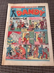 Vintage Dandy Comic No. 685 - January 8th 1955 - Good Condition - Korky the Cat+ - Picture 1 of 5