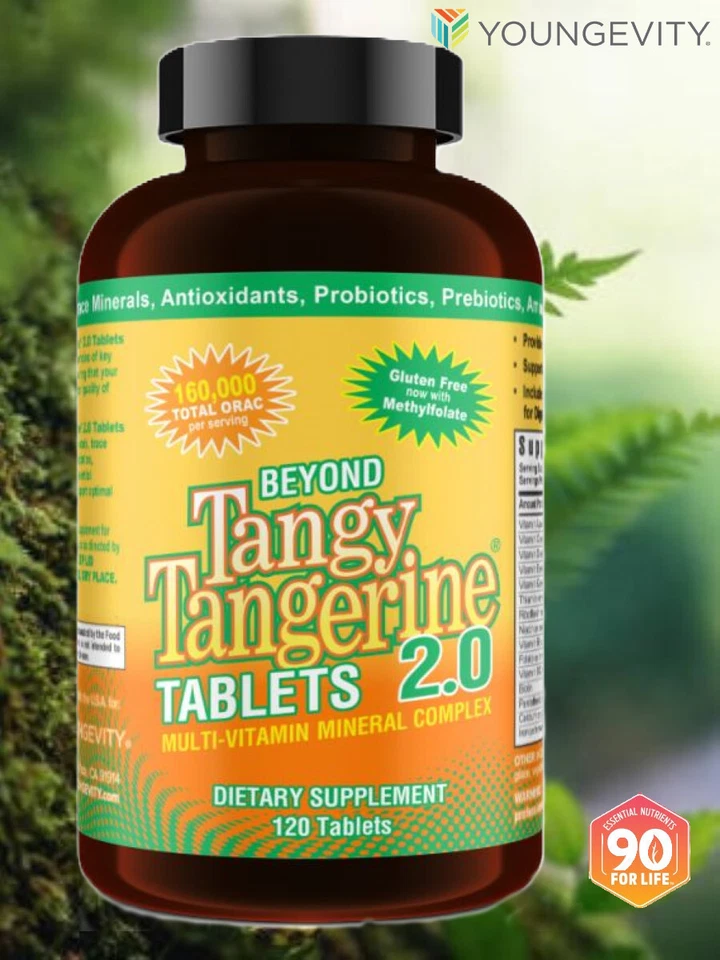 Youngevity Dr. Wallach Beyond Tangy Tangerine BTT 2.0 (120 Tablets) - Image 1 of 3