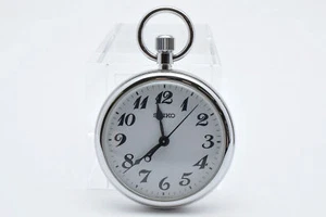 *Near MINT* SEIKO Quartz Railway Pocket Watch 7C21-0A22 SVBR001 Rail Road JAPAN - Picture 1 of 7