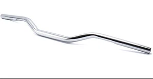 Chrome MoKitDora 3.75" Rise 1" Fat Clamp Drag Style Handlebars - Picture 1 of 1