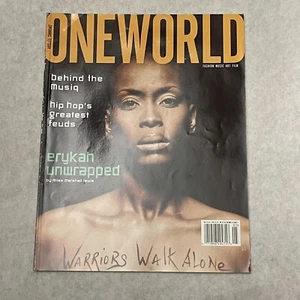 Russell Simmons ONE WORLD Magazine 2001 Erykah Badu Vol 6/Issue 2 RARE - Picture 1 of 7
