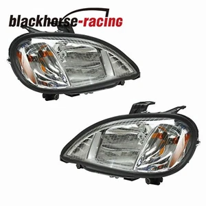 Pair Fit For 04-13 Freightliner Columbia Headlight Right Left Side Set W/ Bulbs - Picture 1 of 7