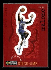 1997 Upper Deck NBA Stickers #S27 Karl Malone    Mint+ New