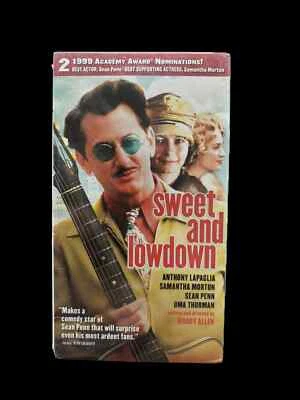 Sweet and Lowdown  - Vintage Blockbuster VHS (2000) - Image 1 of 3