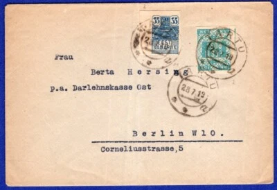 ESTONIA 1919 COVER TO GERMANY, TARTU CANCEL TO BERLIN VG - Image 1 of 2