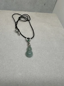 Certified Icy GreenBurma 100% Natural A jadeite Jade Gourd Pendants 葫芦吊坠 - Picture 1 of 8