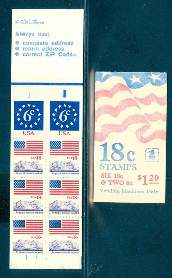 US 1892-1893a BK138 Flag & Anthem, Plate #1, Complete Booklet/8, Mint NH - Image 1 of 1