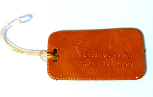 Vintage PIERRE CARDIN LOGO Luggage Tag - Picture 1 of 2