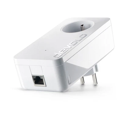 1 Cpl Devolo dLAN 1200+ Adaptateur Avec 1 port Gigabit Ethernet Prise électrique - Photo 1/4