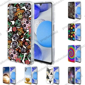 Per Samsung Galaxy A13 5G Custodia Slim Antiurto Ibrida Stampata + Vetro Temperato x8 - Foto 1 di 27