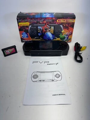 PVP STATION LIGHT 3000 Nero 900000+Giochi con Scatola,Cartuccia,Manuale e Cavo Testato - Immagine 1 di 4