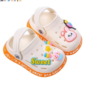 Summer Children Garden Clogs Shoes Boys&Girls Beach Sandal Kids Lightweight Brea - Picture 1 of 12