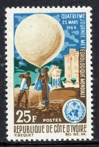 1204 - Ivory Coast 1964 - World Meteorological Day - MNH Set - Picture 1 of 2
