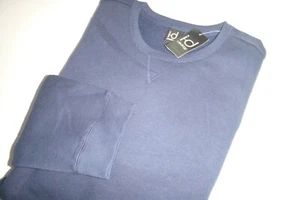 ideology mens soft fleece crew neck thermal pullover sweatshirt sz: XXL - blue - Picture 1 of 4