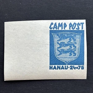54120 Francobollo tedesco GERMANIA Hanau Camp Post 24+76 ristampa? Margine MNHOG bellissimo - Foto 1 di 2
