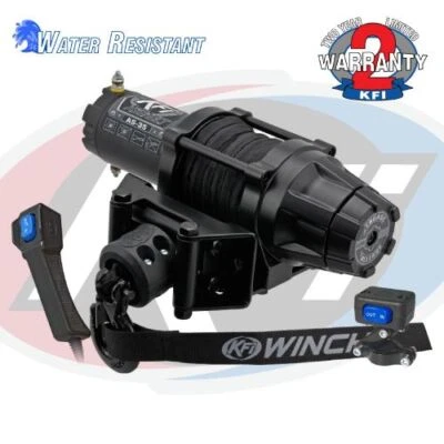 KFI AS-35 Synthetic Rope Winch & Mount For 2007-2009 Polaris Sportsman 800 X2 - Image 1 of 2