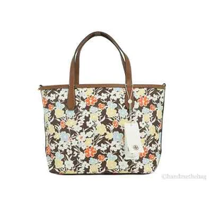 NEW Tory Burch Kerrington Small Reverie Floral Print Canvas Tote Purse Bag - Picture 1 of 12