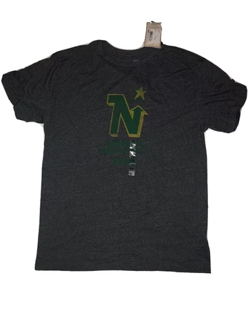 Minnesota North Stars CCM Distressed Premium Tri-Blend T-Shirt - Large Cover