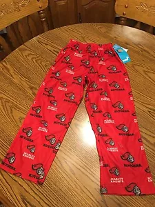Rutgers Scarlet Knights NCAA Boys Team Logo Pajama Bottoms Size Small 5/6 - Picture 1 of 3