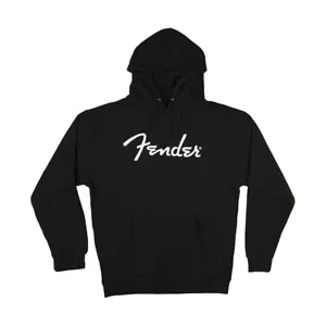 Fender Spaghetti Logo Pullover Hoodie (Medium, Schwarz) - Bild 1 von 5