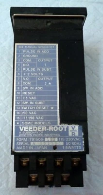 A Clean Veeder-Root or V-R Model # 791506-132 Counter or Process Controller - Image 1 of 3