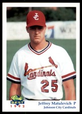 1992 Classic Best Johnson City Cardinals Jeffrey Matulevich Johnson City
