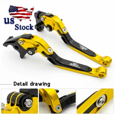 Palancas de embrague de freno extensibles plegables para Honda CBR500R CB500F CB500X 2013-2021 Foto 1 de 4