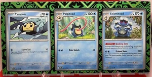 Juego de Llamas de Obsidiana Pokemon Juego de Cartas Coleccionables Seismitoad Tympole Palpitoad 050/051/052/197 - Imagen 1 de 1