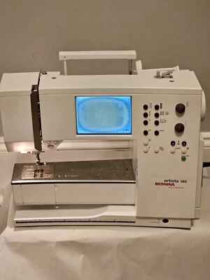 Bernina Artista 180 Sewing Machine Soft Cover Power Cord No Pedal Parts Repair - Image 1 of 4
