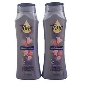 2x Tone Body Wash blissful bouquet sweet blossoms & botanical oil 18 OZ - Picture 1 of 2