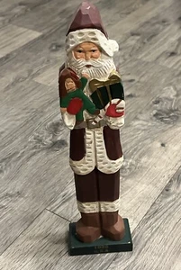 Grandeur Noel Christmas Carved Wooden Santa's Of The World USA 1935 - Picture 1 of 14