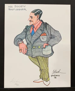 Ferdie Pacheco Limited Edition Signed Unframed Print "High Society Bootlegger" - Picture 1 of 1