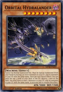 YGO-3x-Near Mint-Orbital Hydralander - MP18-EN059 - Common - 1st Edition-2018 Me - Picture 1 of 1
