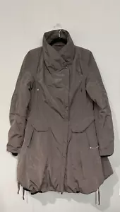 Marithé + François Girbaud Women I44 / M Taupe Gray knee length ski jacket coat - Picture 1 of 16